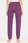 Rosaline Bloom Fest Knit Cotton Pyjama - Plum Caspia — thumbnail 3
